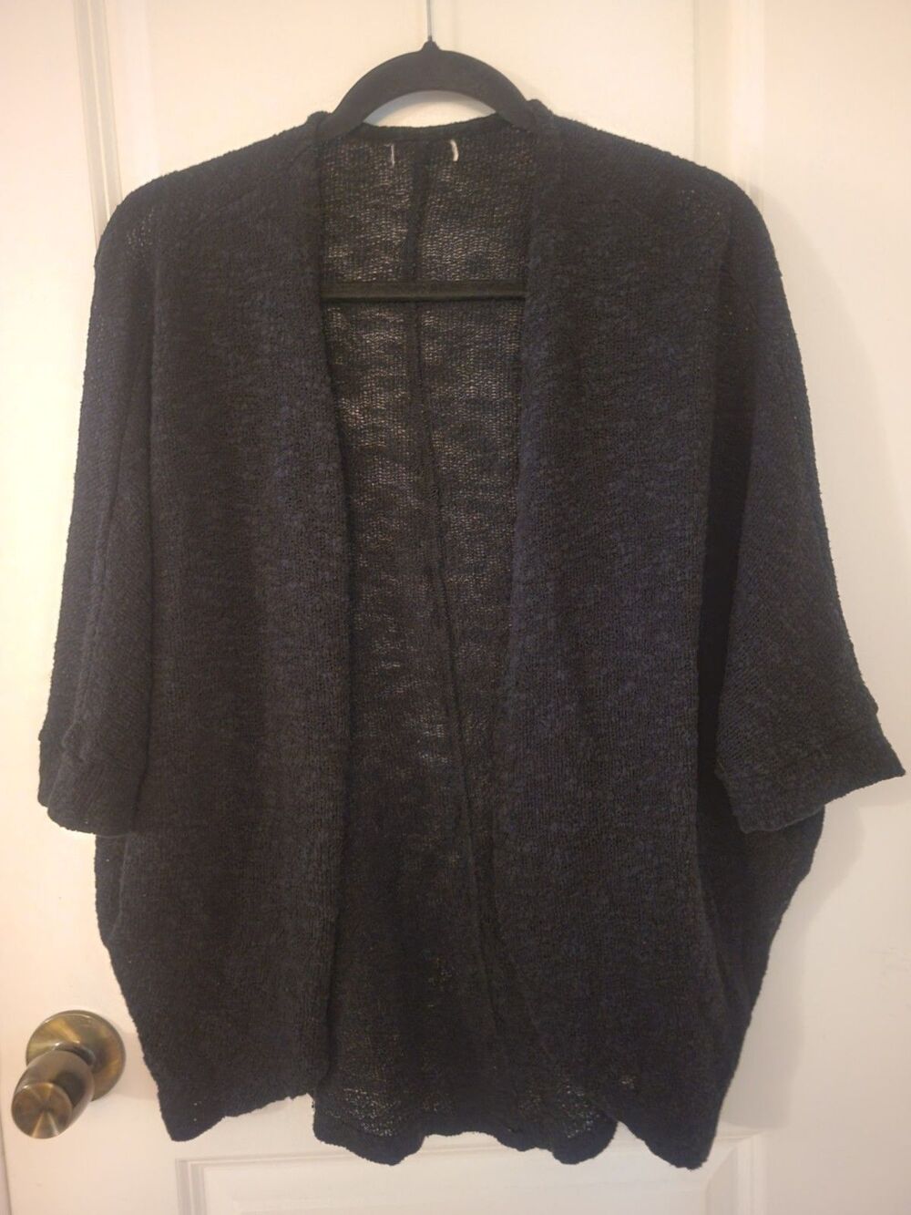 Black Lightweight Summer Sweater Sz M